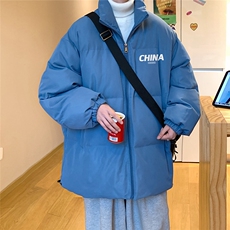 港风秋冬新款保暖立领宽松棉服外套男MY62025P115控138，男装棉衣，电商A268A