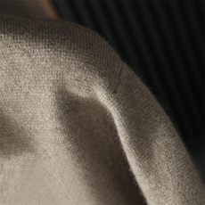 时尚男士羊毛翻领外套简约百搭长袖针织开衫舒适保暖单色毛衣，男装羊绒套衫，台绒羊绒