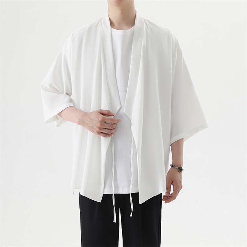 风夏季披风男女情侣宽松日系冰丝防晒服风衣xz815-001p25,男装风衣,星座815（原A203）