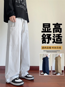 抖音品质工装伞兵裤男夏季潮牌运动裤美式A146-GY598特p26量大优图片