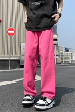 8XL-M特大码高级垂坠感休闲裤男薄款冰丝裤宽松直筒拖地裤K964P48，男装休闲裤，电商D206-1