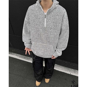 银丝雪尼尔连帽卫衣男 cp116-特p：55图片