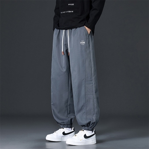 休闲裤男士秋季2025新款美式潮牌宽松束脚运动卫裤Q29173-特P30图片
