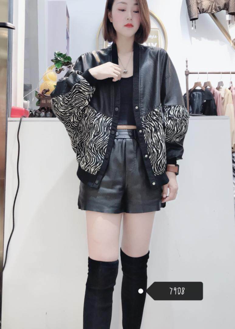 水洗皮拼针织，其它，圣丝诺亚