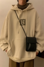 HD1436-TP68-控88冬季港风加绒加厚卫衣男潮牌发泡印花连帽外套，男装卫衣，电商A102-1
