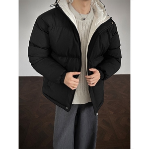 支持二开 冬装加棉加厚连帽棉服男女大码棉衣外套面包服 M811-P70图片