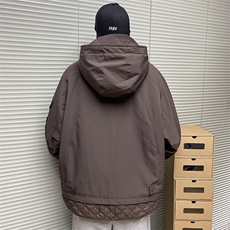 高级感2026冬新款连帽棉服冲锋衣外套男潮牌宽松休闲工装上衣百搭，男装夹克，电商B212（原钱塘6029）