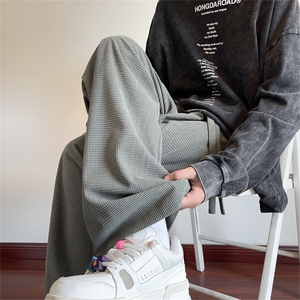 K2478特批35控58 秋季灯芯绒裤子男休闲直筒裤百搭宽松男裤图片
