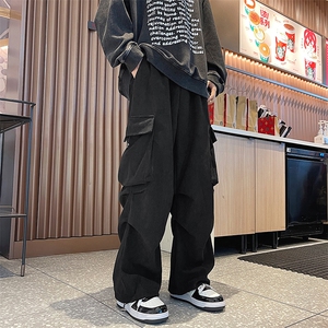 秋冬灯芯绒工装休闲裤男图片