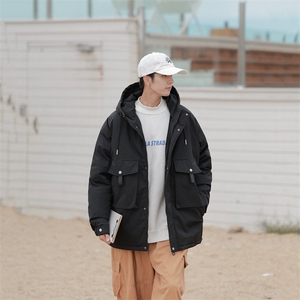 冬季工装棉衣男棉袄外套ins情侣款面包棉服M0719-P110图片