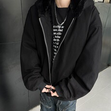 美式复古简约夹克连帽棉服外套男女新款棉袄冬季MF317-P109，男装夹克，星座412-2