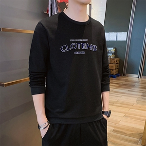 男士卫衣服2021新款秋装上衣ins潮流春秋衣打底衫DF112T图片