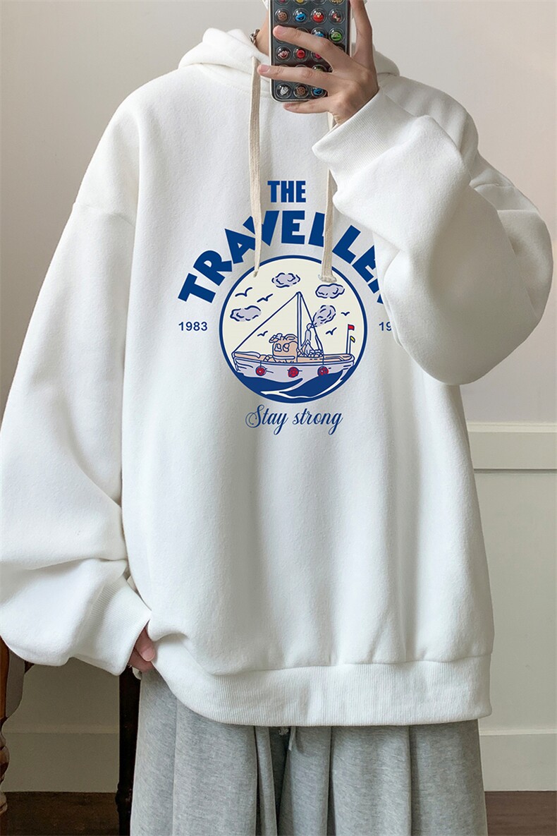 连帽卫衣男大码胖子帽衫大号运动服WY2410-P35,男装卫衣,电商A040