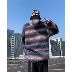 【有货】DM298-特P75秋冬重磅软糯毛衣男潮牌宽松百搭针织上衣，男装针织衫/毛衣，星座603-2