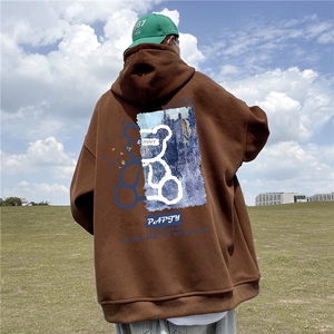 360克华棉加厚高品质连帽卫衣P50加绒60-WY0183棉65%聚酯纤维35%图片