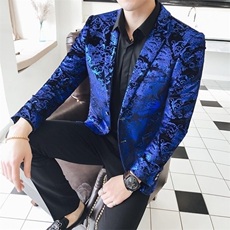 【春款】欧版英伦风大码店主风西装西服男D219-7773，男装西服，电商A199(原D219）