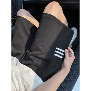 抖音品质夏季新款美式运动三条杠宽松短裤B315-K25570-特p30控58图片