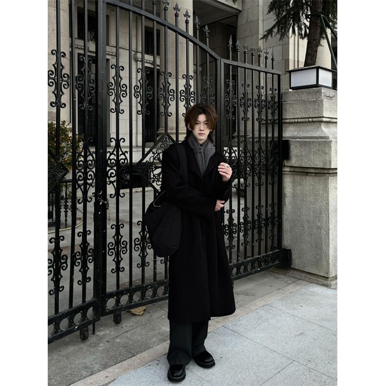 【现货】长款秋冬克鲁苏文职大衣宽松高级感外套DY05020P128，女装短外套，星座1004（原星座815-3）