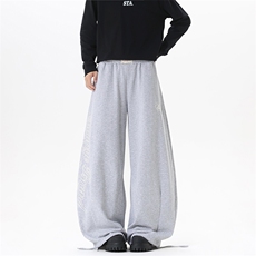 【现货】XZ1218(原611-3)BKW06特价P54美式复古刺绣宽松卫裤，男装休闲裤，星座1218（原611-3）