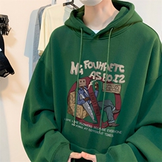 ！连帽圆领卫衣男装港风帽衫男LM154-P35，男装卫衣，电商B367