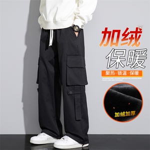 男士加绒加厚休闲户外保暖裤子JRK151-P55大码元图片