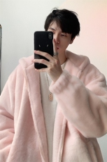 连帽夹棉保暖外套D2661-TP85138可二开韩系毛绒休闲棉衣男，男装夹克，电商A102