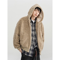 美式复古羊羔毛棉衣男冬季潮加厚慵懒风棉服情侣外套MHY782-P96，男装棉衣，星座208-5