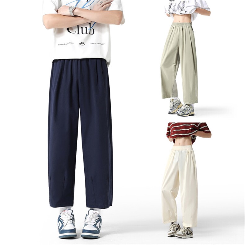 2025新款夏季九分裤高品质山本裤空调裤XZ806-CK25116特P25控48，男装休闲裤，四季星座806