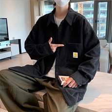 华夫格衬衫外套男日系复古C705P40，男装衬衫，星座1116-2