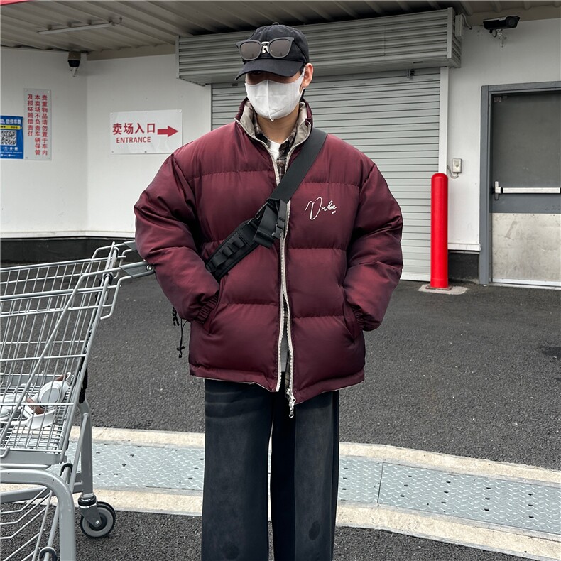 b228-M5059-P100双面穿加厚极光变色棉服,男装夹克,电商A016 (原B228)