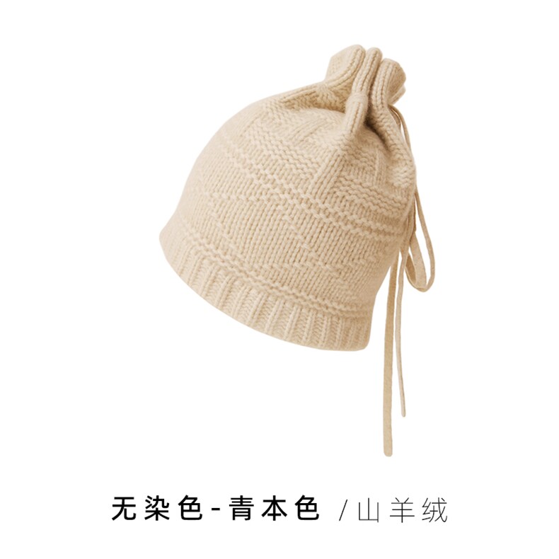2025年秋季时尚百搭通勤简约休闲围巾帽子两用，帽子，远腾羊绒