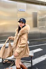 2021冬装狐狸毛派克服，其它，贻思茗