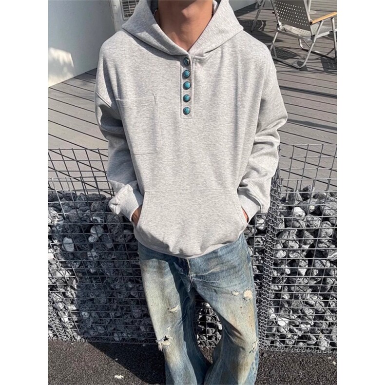 1506A/GWy050/P49重磅短款卫衣长袖情侣半拉链套头宽松上衣,男装卫衣,星座1506A
