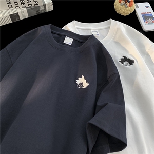 夏季刺绣印花短袖T恤D329-QM715-P25-控39图片
