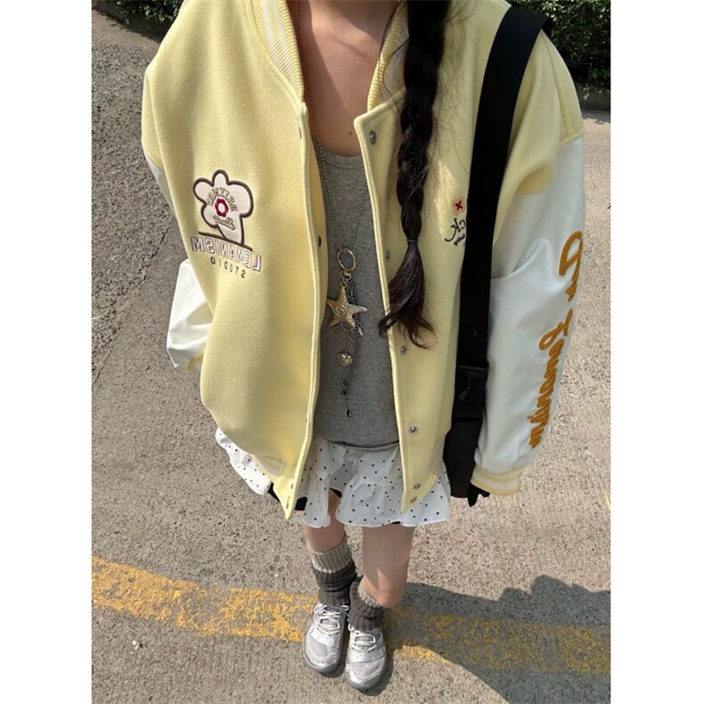 J9953-P73高质量/原版做工美式嘻哈宽松潮牌棒球服夹克,男装夹克,星座617A-2