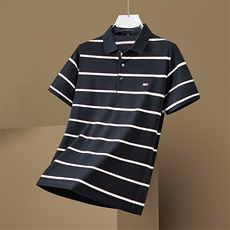 加大码M-8XL可穿到300斤夏季新款时尚休闲POLO弹力短袖6102-P90，男装T恤，星座613B