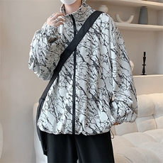 现货JK10069-特批55夏季大码高品质夹克外套宽松情侣上衣，男装夹克，电商A059