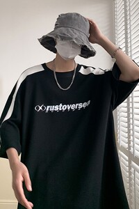 华夫格短袖重磅T恤男日系T复古美式港风休闲T1016-1 T176 P38 K58图片