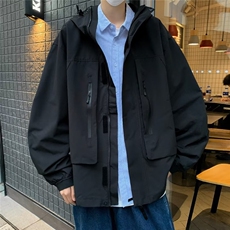 冲锋衣外套男秋冬山系户外旅行绿色美式机能风工装夹克W9202P65，男装夹克，星座1116-2