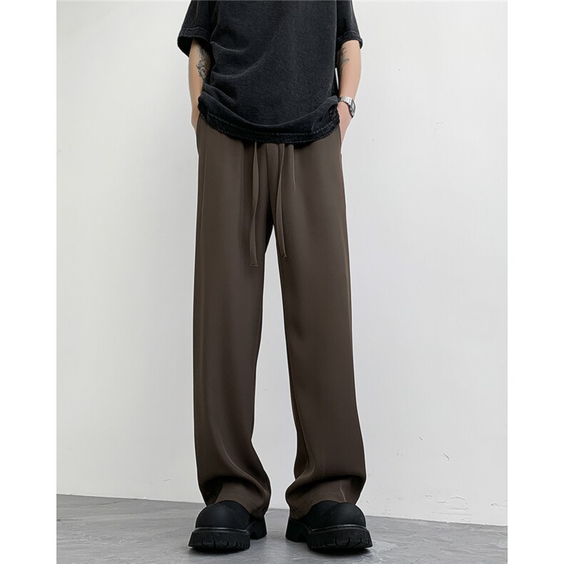 夏季小西裤宽松冰丝休闲裤D329-QM704-特P40-控68，男装西裤，电商D329