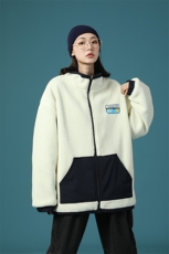 703-Y251-P85秋冬羊羔毛双面穿休闲外套，女装短外套，星座703