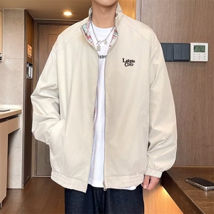 双面穿外套男2024新款男士宽松棒球服春秋夹克潮W6076-P62图片