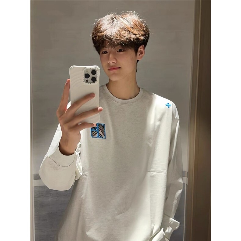 1064#束口长袖-纯棉-刺绣，男装卫衣，星座506A