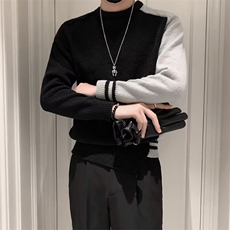黑拼灰