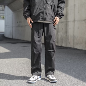 vibe美式街头裤子ins高街潮拉链工装裤男直筒机能冲锋裤K2941-P37图片