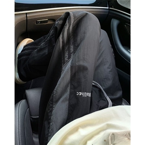 潮拼接撞色冲锋裤男潮牌痞帅户外速干工装裤休闲长裤子~D8530图片