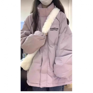 韩系羽绒棉服女冬季2025新款宽松学生棉袄面包服加厚保暖棉衣外套