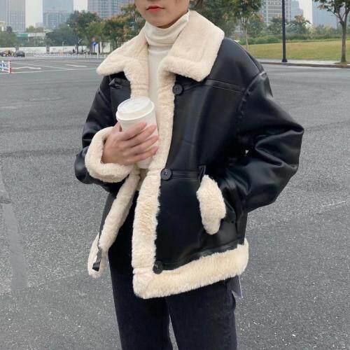 秋冬加厚加绒打底、加绒大衣、皮毛一体，女装，品晗