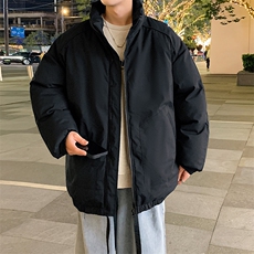 现货冬季美式休闲加厚雪山外套夹克立领纯色三防户外工装棉服，男装夹克，电商A486