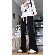 现货秋季新款美式斜切微喇高街牛仔裤男显瘦裤子-A2289TP35，男装牛仔裤，电商B241